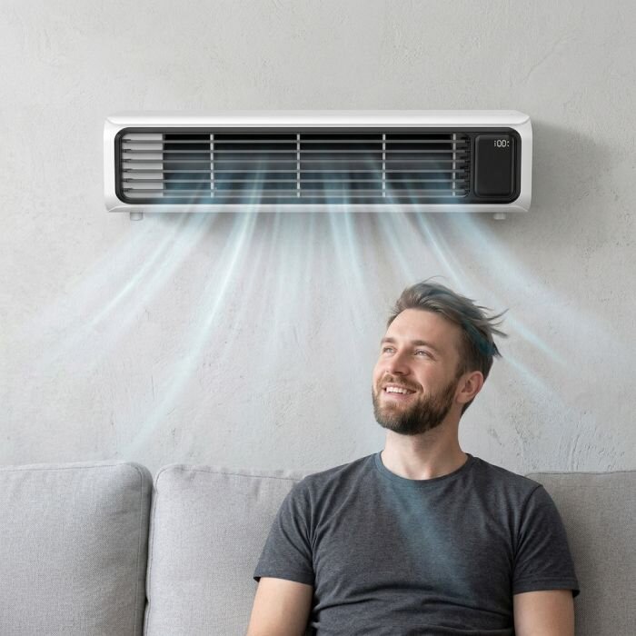 AirZuma in use – relaxed despite the heat